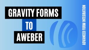 integrate gravity forms to aweber