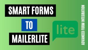 integrate smart forms to mailerlite