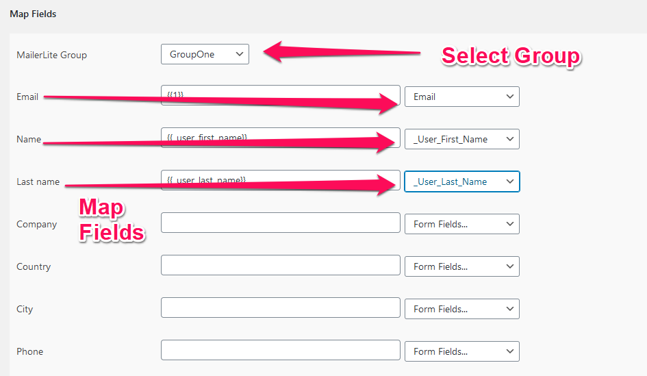 How to integrate Contact Form 7 to MailerLite Easily Advanced Form