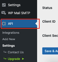 AFi menu