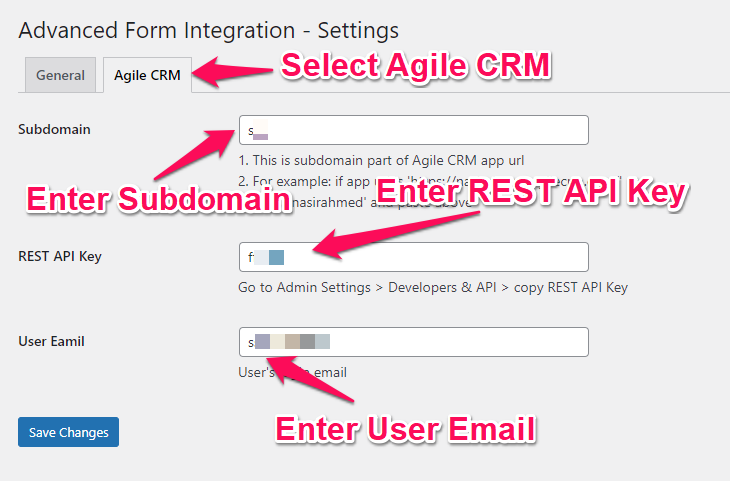 agile crm authorization