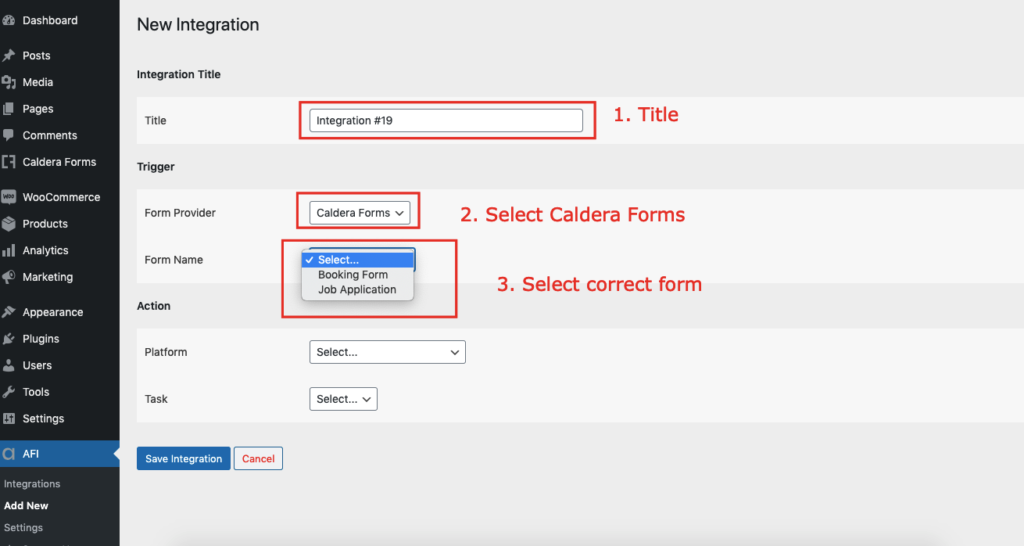 Caldera Forms