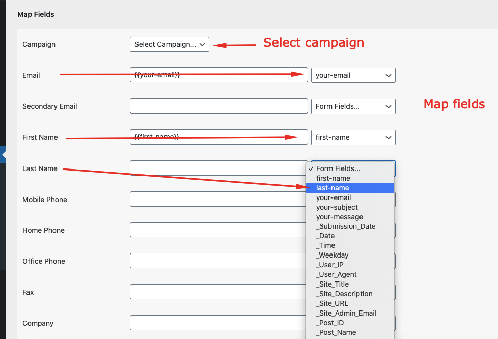 liondesk crm map fields