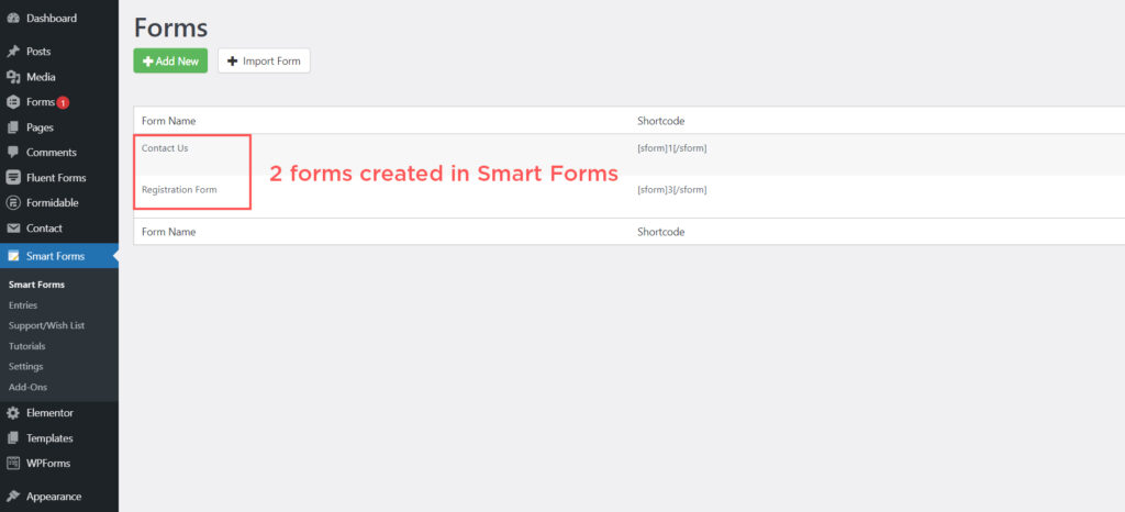 smart forms - forms