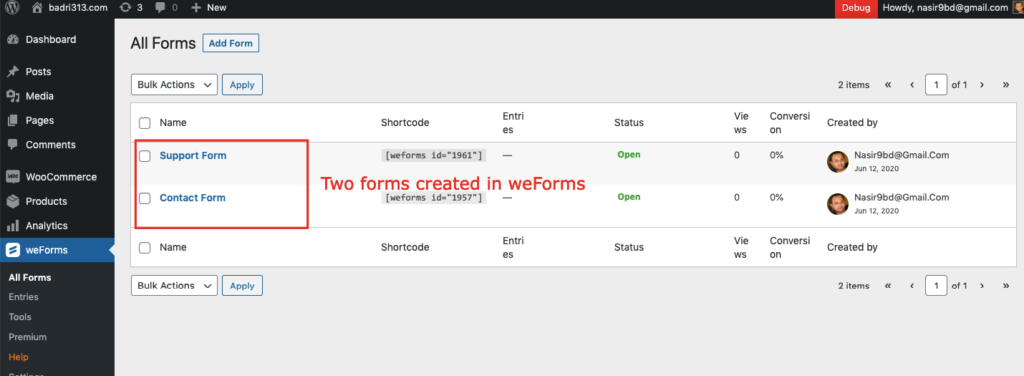 weforms - forms