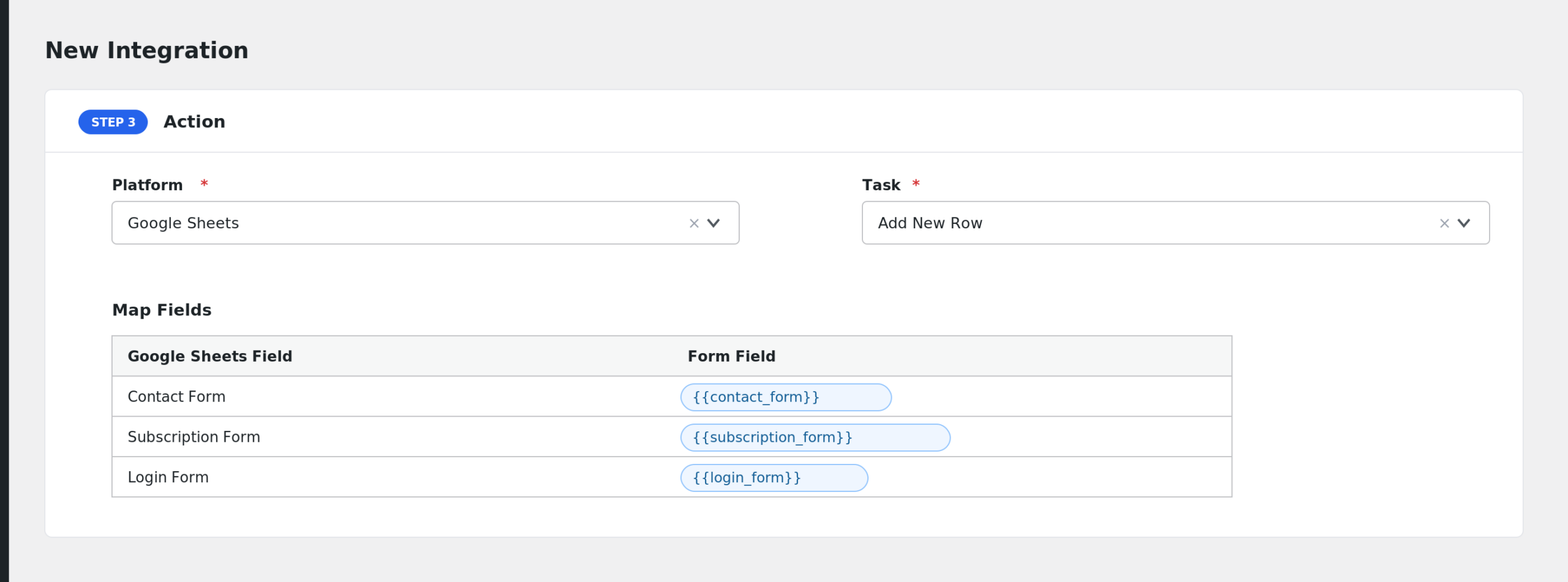 Beaver Builder Form: field mapping in AFI