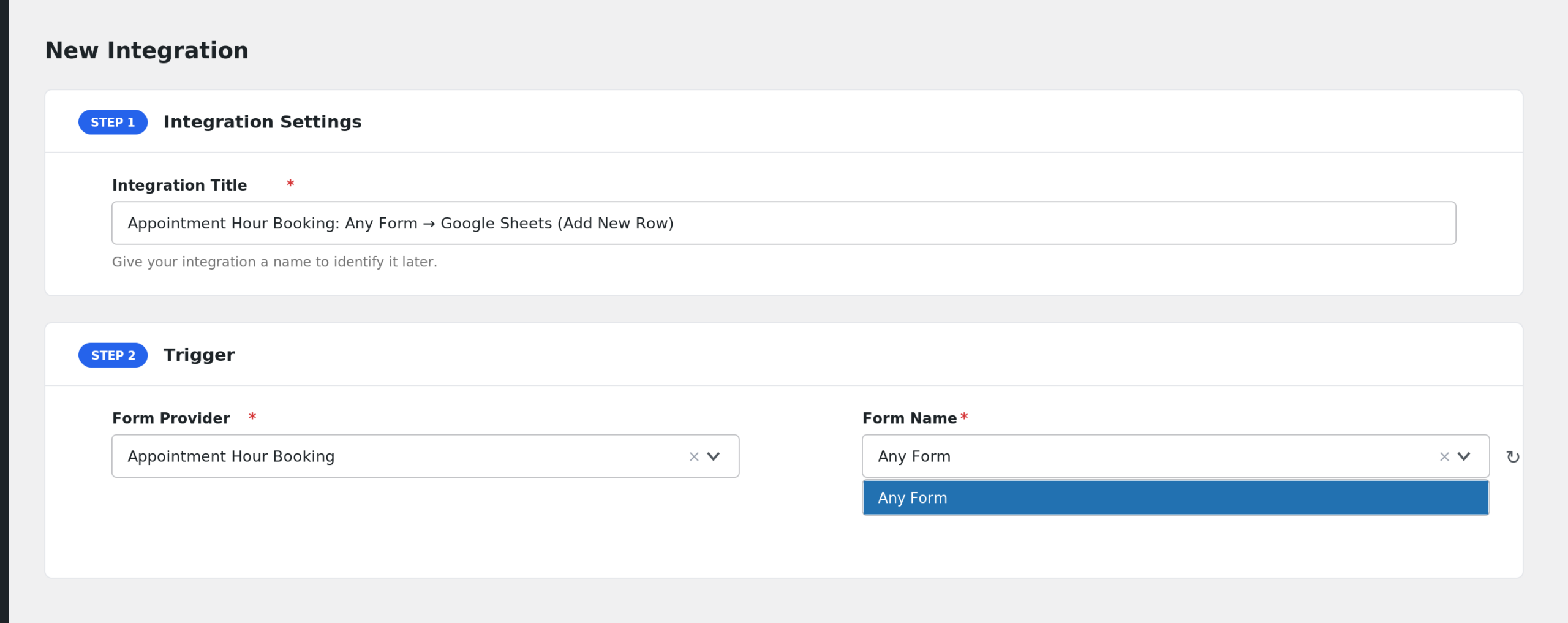 Appointment Hour Booking: creating the integration in AFI